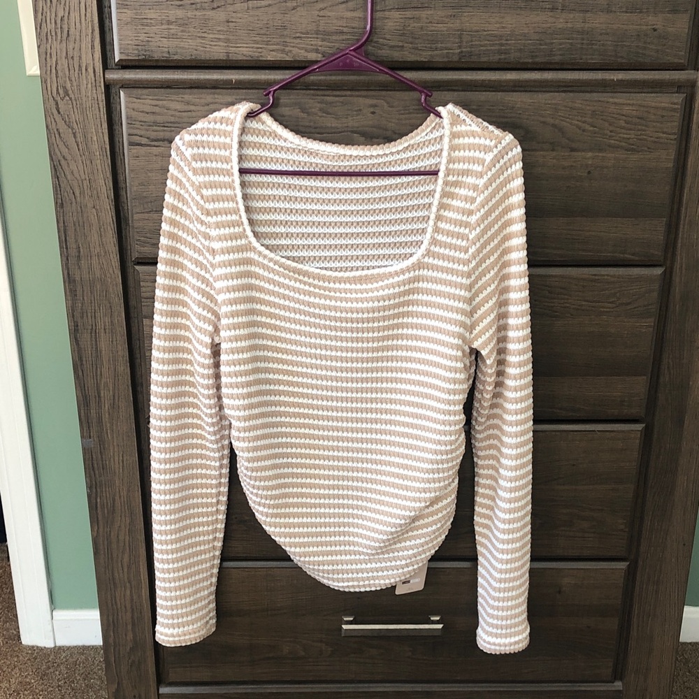 Striped Long Sleeve Top